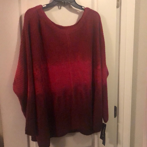 Sweaters - Women’s Magenta Ombré Sweater
